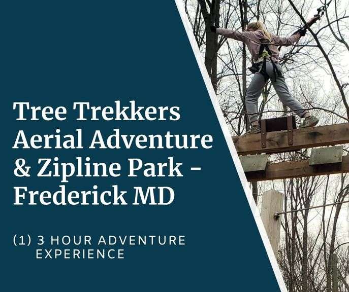 Certificate for a 3-Hour Timber Trek Adventure Experience, Includes access to all 16 Timber Trek Trails. Climbers begin in Ground School, advancing to the Bunny Slope Trails where they will need to show competency with their equipment and a firm understanding of the course rules before advancing to the Main Platform. Recommended for ages 8+, Participants need to be 4ft or taller to go on the red Zipline Trails, Gloves are highly recommended, Weight Limit: 30-250 lbs - Expires 1/13/27 - Value $62