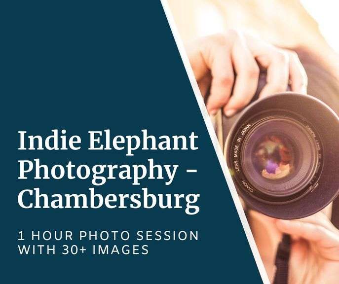 Indie Elephant Photography - Chambersburg - Photography package includes a 1-hour photo session with 30+ images by Matt Oliphant - Expires 5/1/27 - Value $350