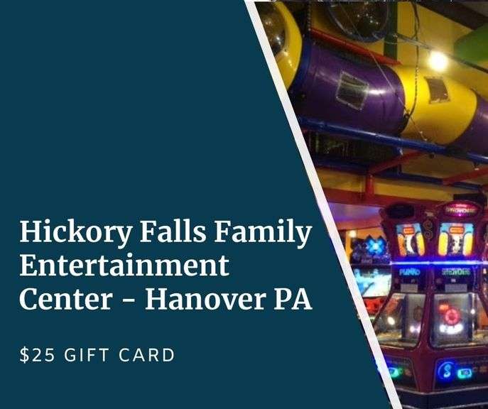 Hickory Falls Family Entertainment Center - Hanover - $25 Gift Card - No Expiration Date