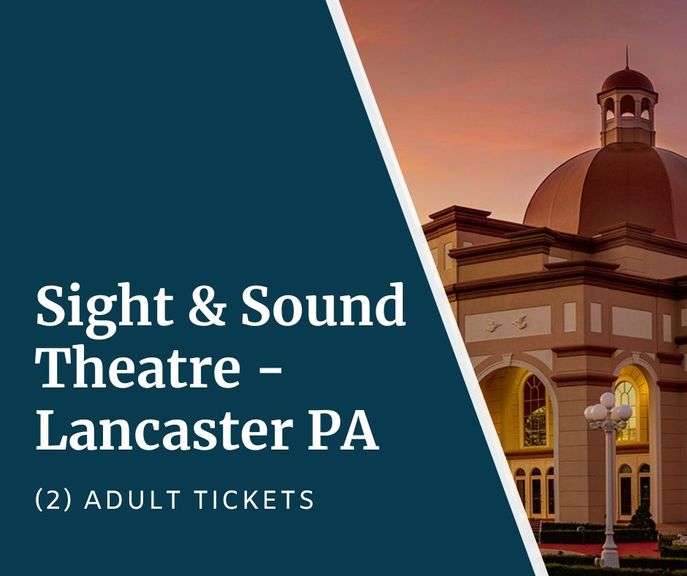 Sight & Sound Theater - Lancaster - Voucher for (2) Adult Tickets to any available shows between May 1, 2026 and Apr 30, 2027 - Expires 4/30/27 - Up to $208 Value