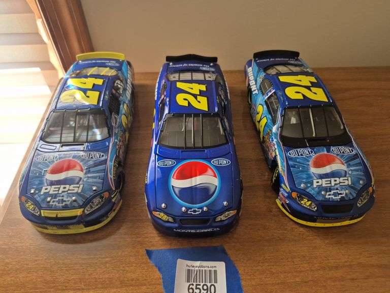 Pepsi Rally Car Three Jeff Gordon Pepsi model race cars - Hurley Real Estate & Auctions