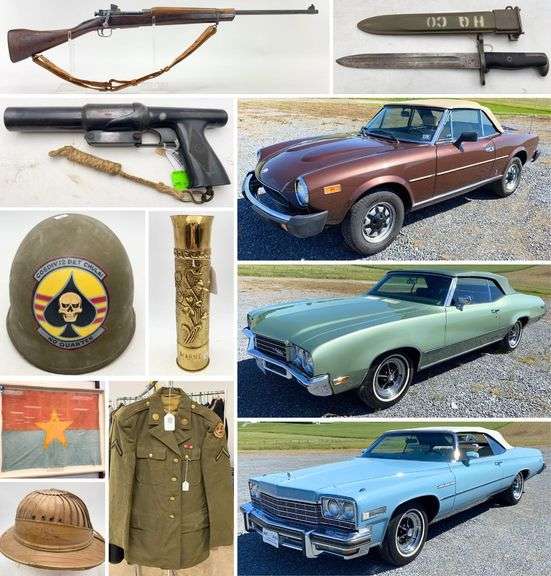 Classic Cars, Militaria, Rollback, Collectibles & More!