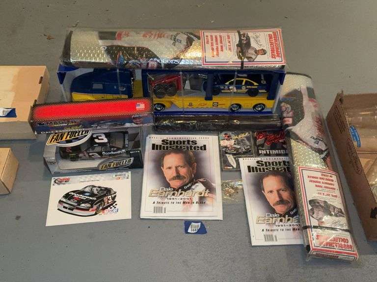 Dale Earnhardt Nascar collectibles and Nylint Napa Sound Machine model ...