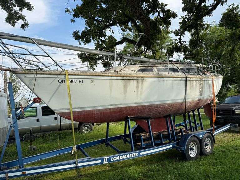 (AUCTION ID# 3009) 8/12 30FT SAILBOAT - F350 DUALLY TRUCK - AIR COMPRESSOR - WELDER - WOOD CHIPPER - RESTAURANT EQUIPMENT - HIGH TECH TELESCOPE - LONG HANDLE TOOLS - FISH MOUNT - FLAT SCREEN TELEVISION - AMMUNITION - MUCH MORE FOR SALE