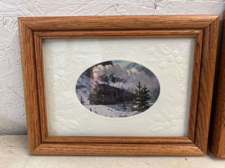 Framed Railroad Greeting Cards