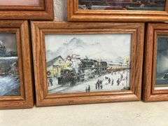 Framed Railroad Greeting Cards