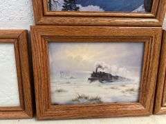 Framed Railroad Greeting Cards