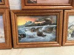 Framed Railroad Greeting Cards