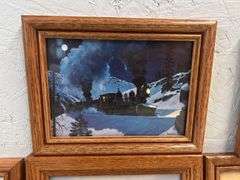 Framed Railroad Greeting Cards