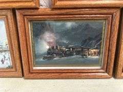 Framed Railroad Greeting Cards