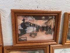 Framed Railroad Greeting Cards