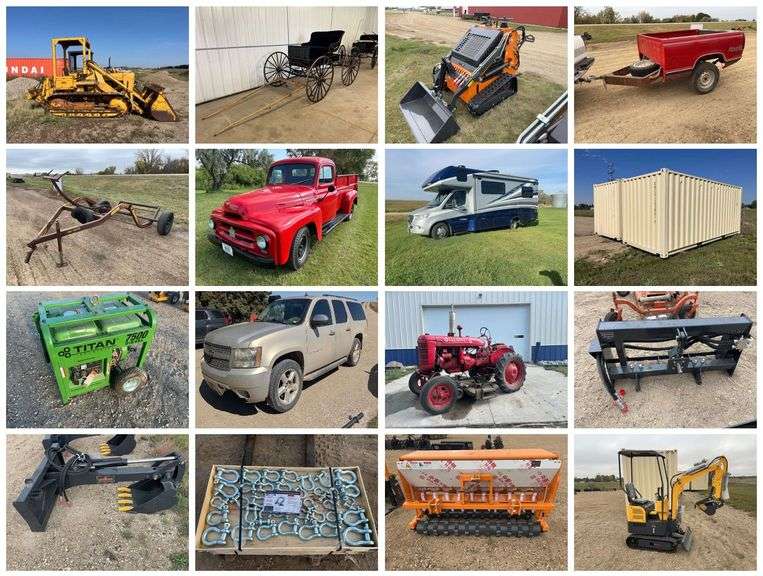 Tractors, Trucks, Trailers, Equipment Fall Consignment Auction