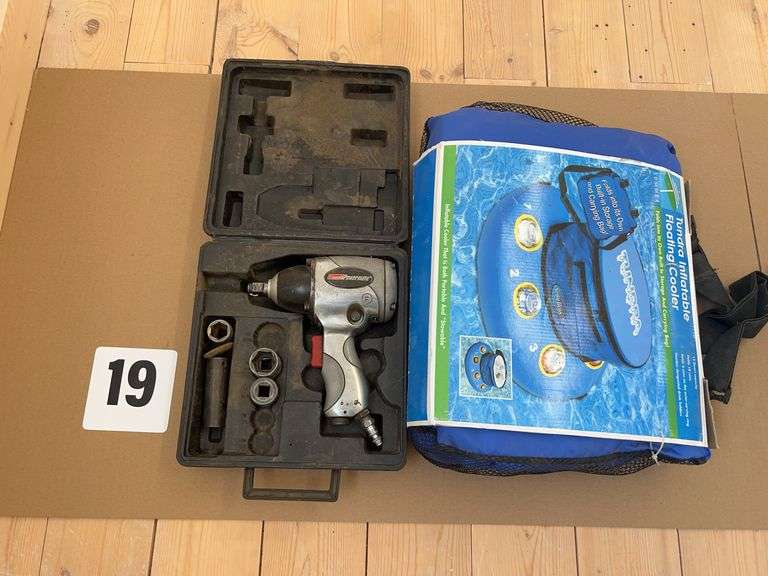 Coleman Impact Gun with Sockets and Floating Cooler