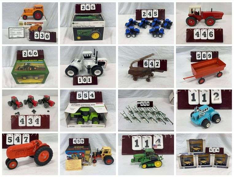 Massive Farm Toy Auction Featuring Rare KFYR Show Tractors, Big Buds, John Deere, Case IH & More - Gillham Toys #1