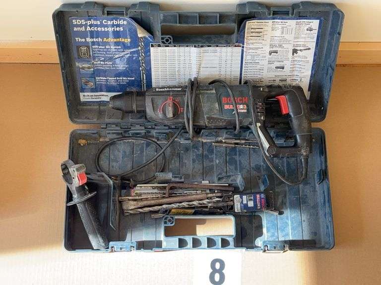 Bosch Bulldog Extreme Hammer Drill, Plus Extra Bits
