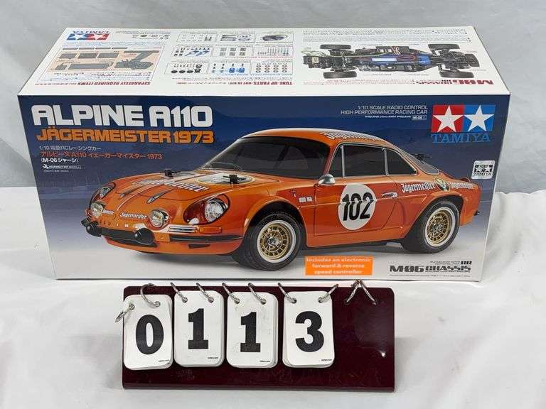 Tamiya  Alpine A110 Jagermeister 1973 - No.  58708