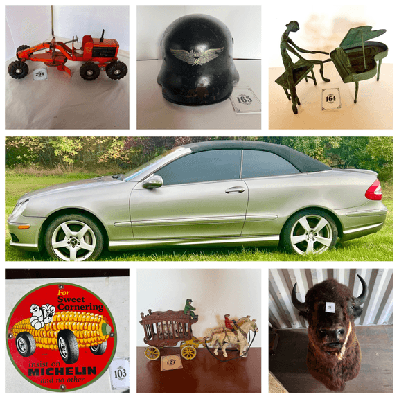 Vehicles, Sportsman Items, Vintage Advertising, Petroliana, Military & Vehicle Memorabilia - Colby Online Auction