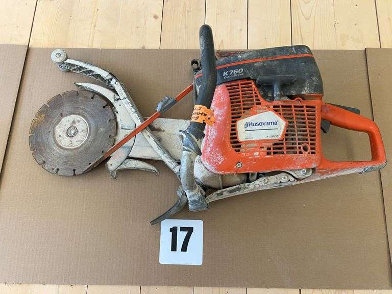 K760 Husgvarna Water Cooled Double Blade Cement Saw