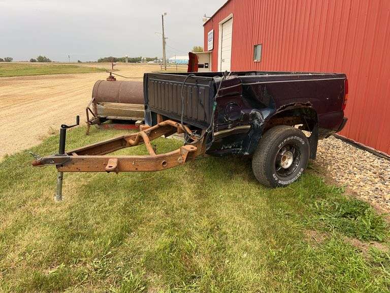 Chevrolet Blue Pickup Box Trailer
