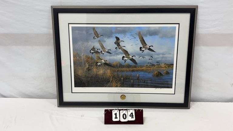 Michael Sieve Signed / Numbered / Framed Duck Art Print