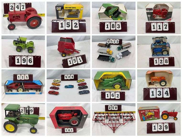 Farm Toy & Die-Cast Collector Auction Featuring John Deere, Case IH, Big Bud & More