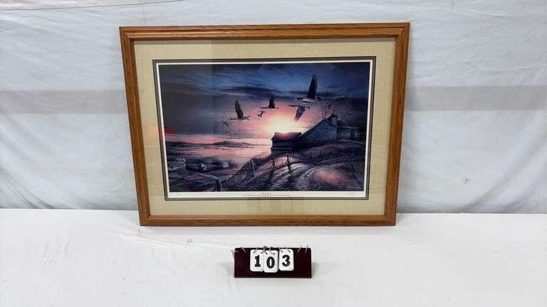"Clear View" Signed / Numbered / Framed Terry Redlin Print