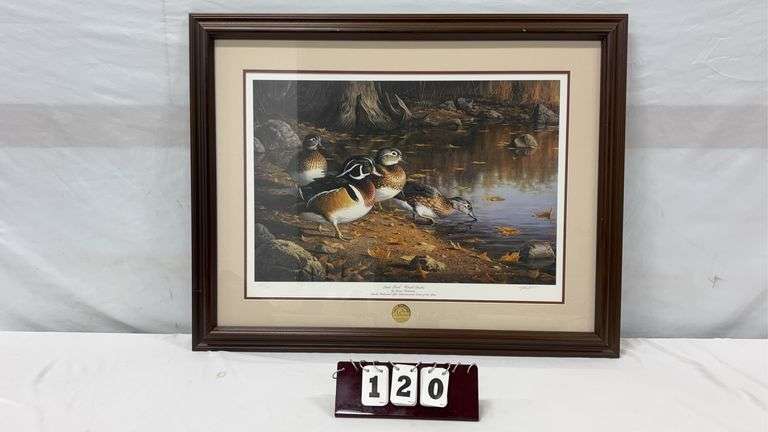 James Hautman Ducks Unlimited Signed / Numbered / Framed Duck Art Print