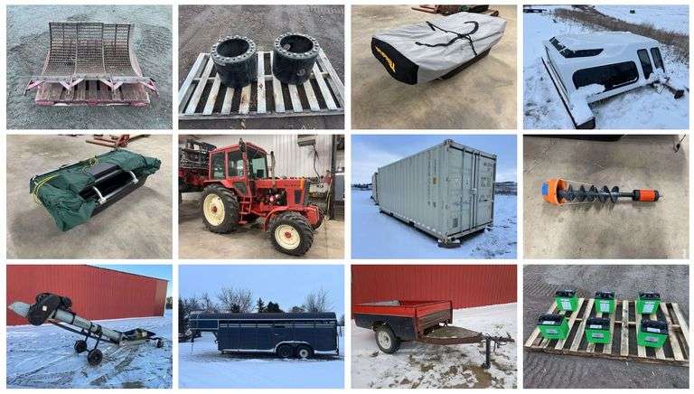 Tractors, Trucks, Vehicles - Year-End Equipment Consignment Live-Online Auction