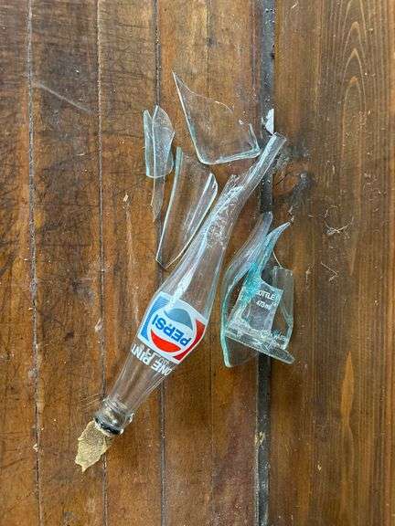 Collectibles!! - broken Pepsi bottle