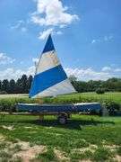 Homebuilt Sailboat & Trailer