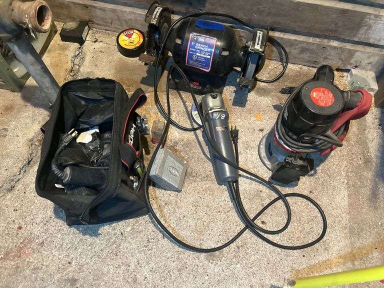 Bench Grinder, Router, Angle Grinder, Heat Gun, & More