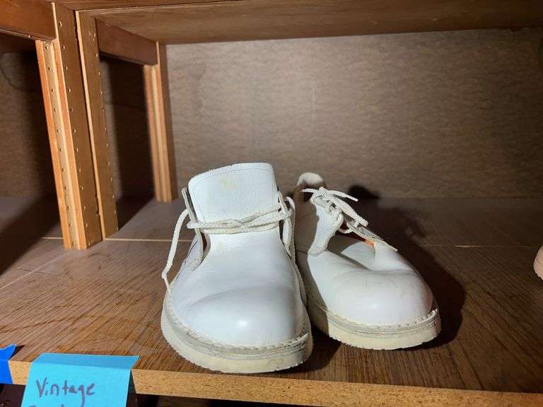 Vintage Size 8.5 Goodyear Shoes & Brand New Men's Size 10 Hey Dude Shoes