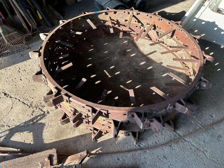 Spiked Tractor Wheels