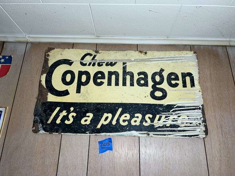 Metal Copenhagen Sign