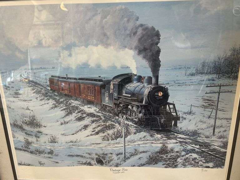 Two "Vintage Soo" Larry Fisher Prints
