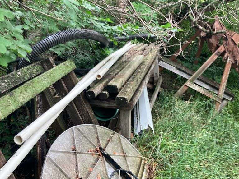 Extention Ladder, Basketball Hoop, Pvc Pipe, Landscape Timbers & More