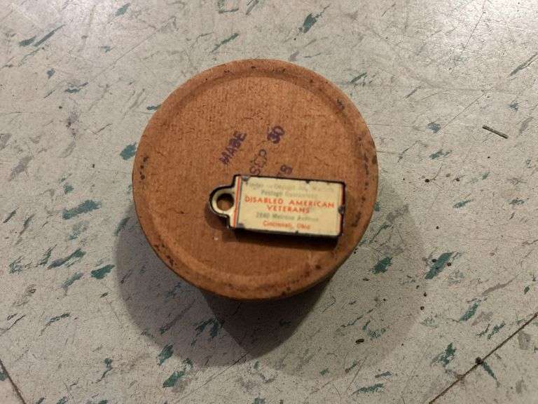 North Dakota Dav Keychain Tag & A Happy Days Tobacco Canister