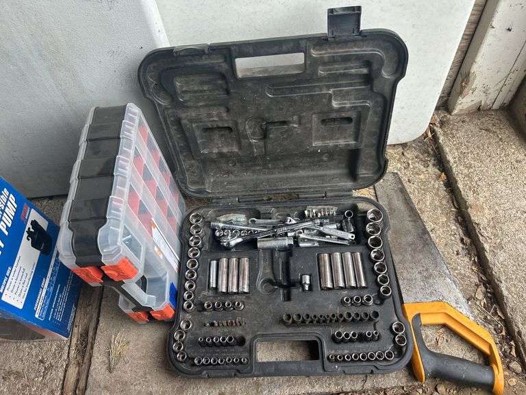 Craftsman Tool Kit, Two-Sided Organizer, & Handsaw
