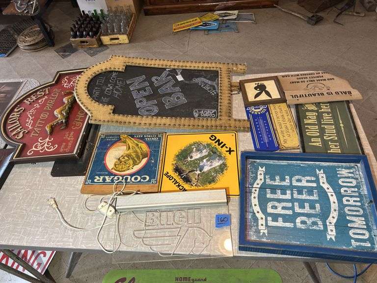 Collection Of Signs - Some Metal, Some Wood