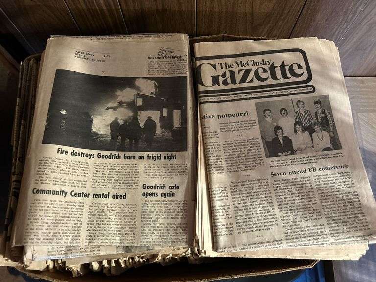 Mcclusky Gazette Newspaper Collection