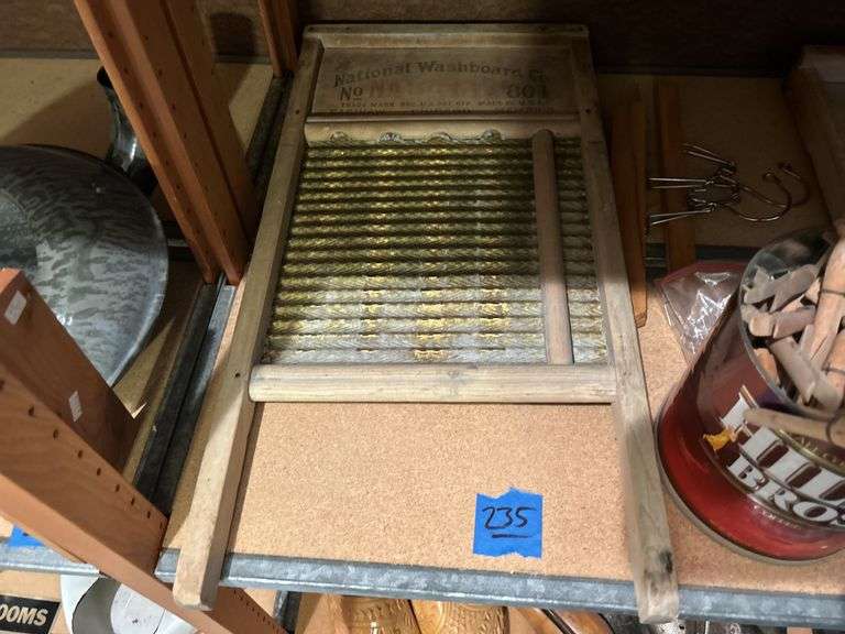 Washboards, Clothespins, & Hangers