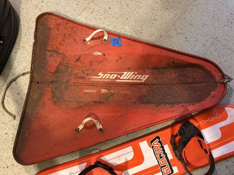 Sled, Snowboard, & Hockey Sticks