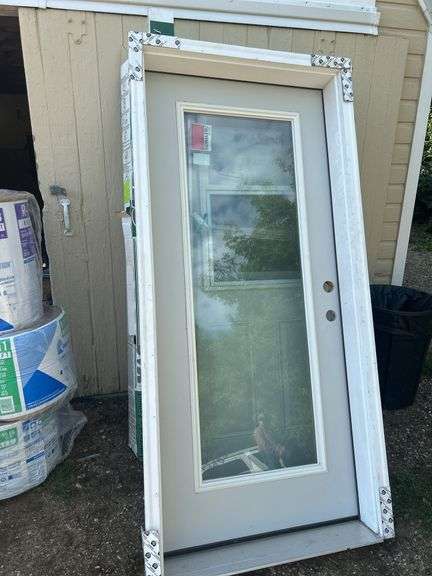 New 36” Therma Tru Door With Full Window