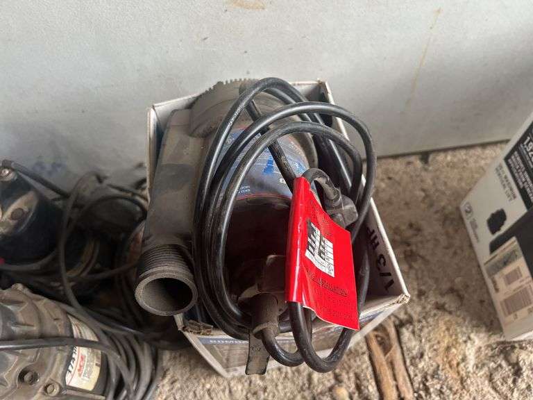 Group of Four Submersible Sump Pumps