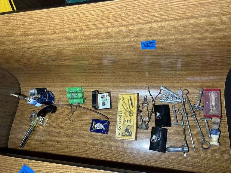 Collection Of Razors, Grooming Devices, Medical Curiosities, & More