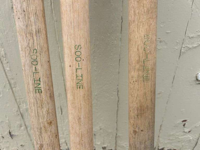 3 Wood Soo Line Tool Handles