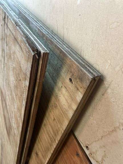 Four 8-Ft Sheets of 1/2" Thick Plywood