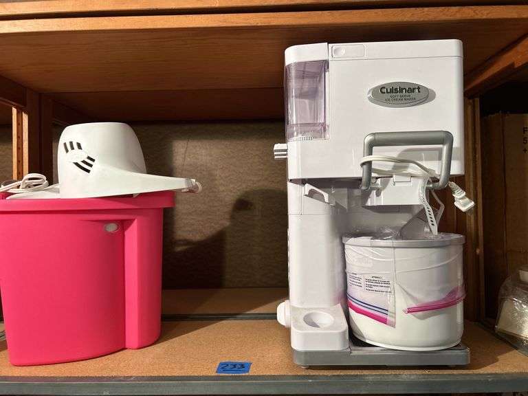 Pair of Ice Cream Maker Machines