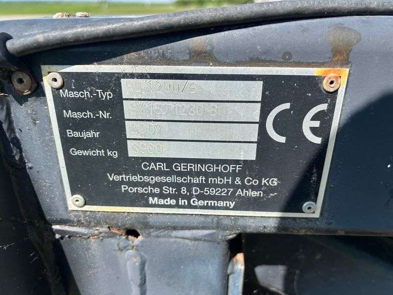 2007 Geringhoff 12 Row 30 inch Corn Header
