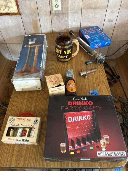 Items on the Table Top - Drinking Items